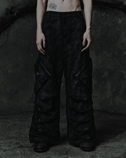 renkè - Coated Cargo Armour Trousers