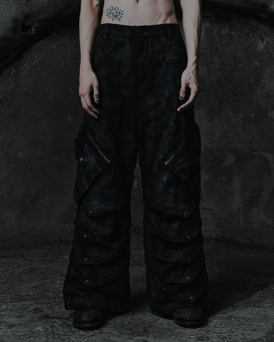 renkè - Coated Cargo Armour Trousers
