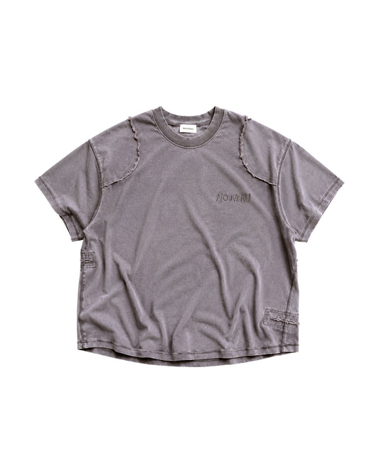NOUVEAU - BOXY GRAFFITI NOUVEAU  PANELING T-SHIRT IN COTTON  JERSEY