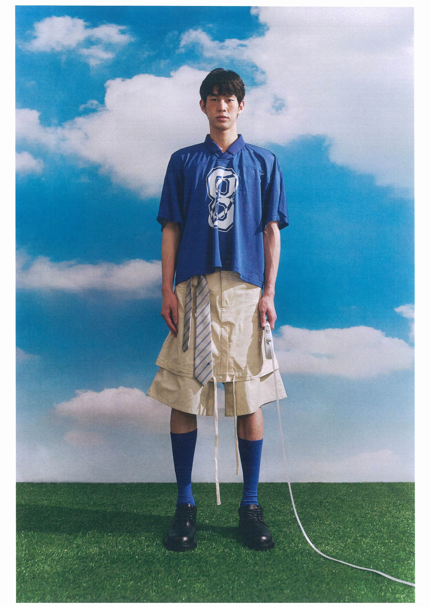 ENCLAVE - BOX-FIT SHORT-SLEEVES “PAL” JERSEY - Blue