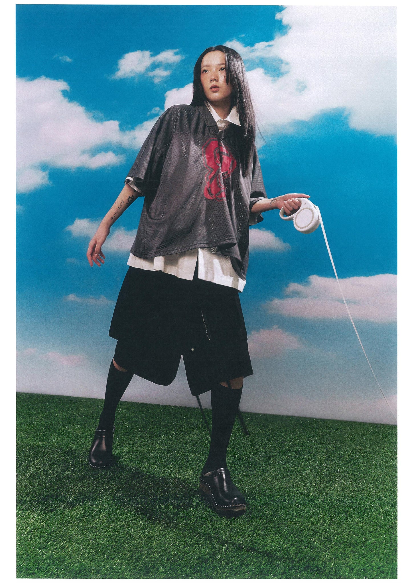 ENCLAVE - BOX-FIT SHORT-SLEEVES “PAL” JERSEY - Grey