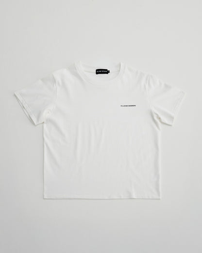KLONE DESIGN - Basic Logo Tee – White