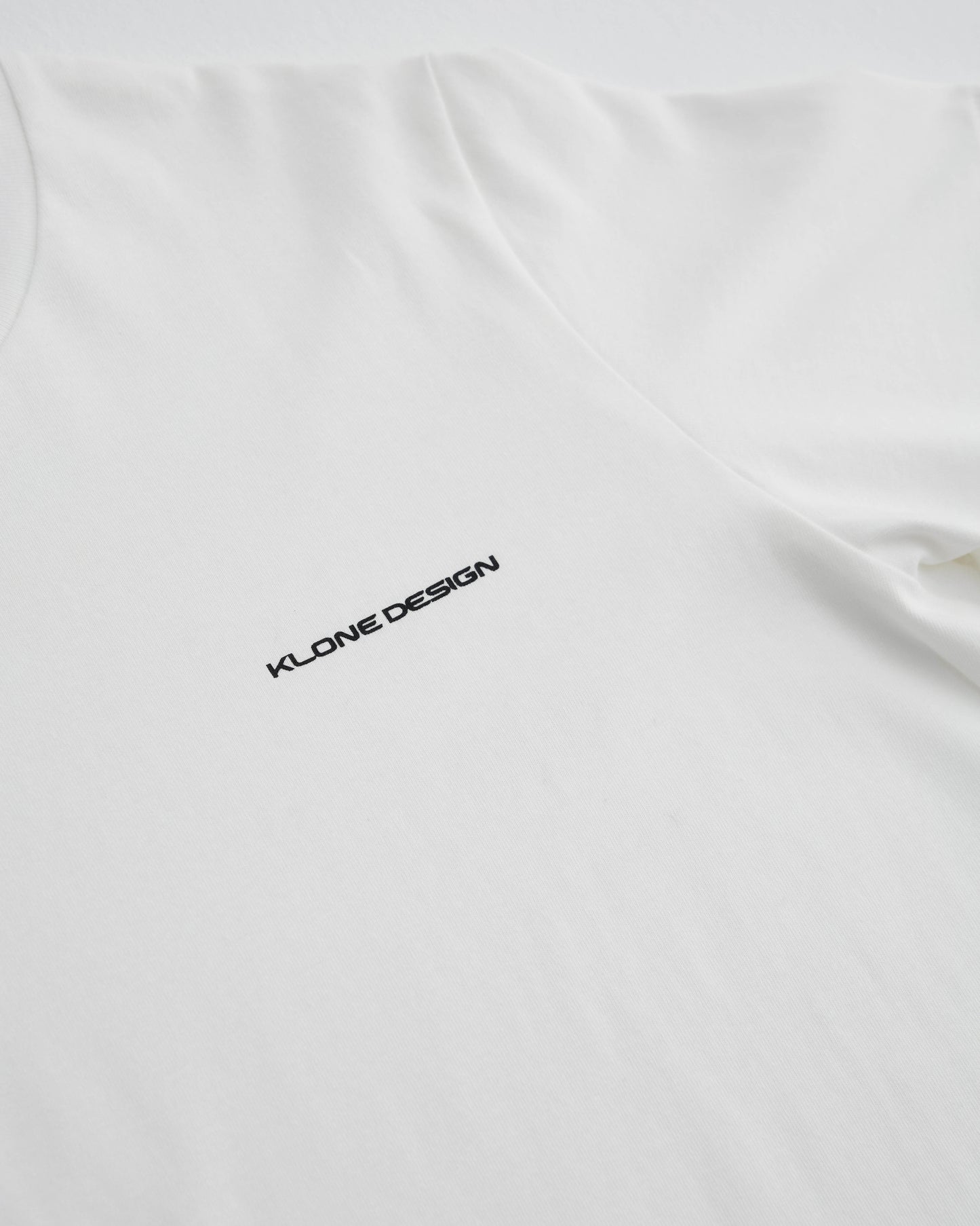 KLONE DESIGN - Basic Logo Tee – White