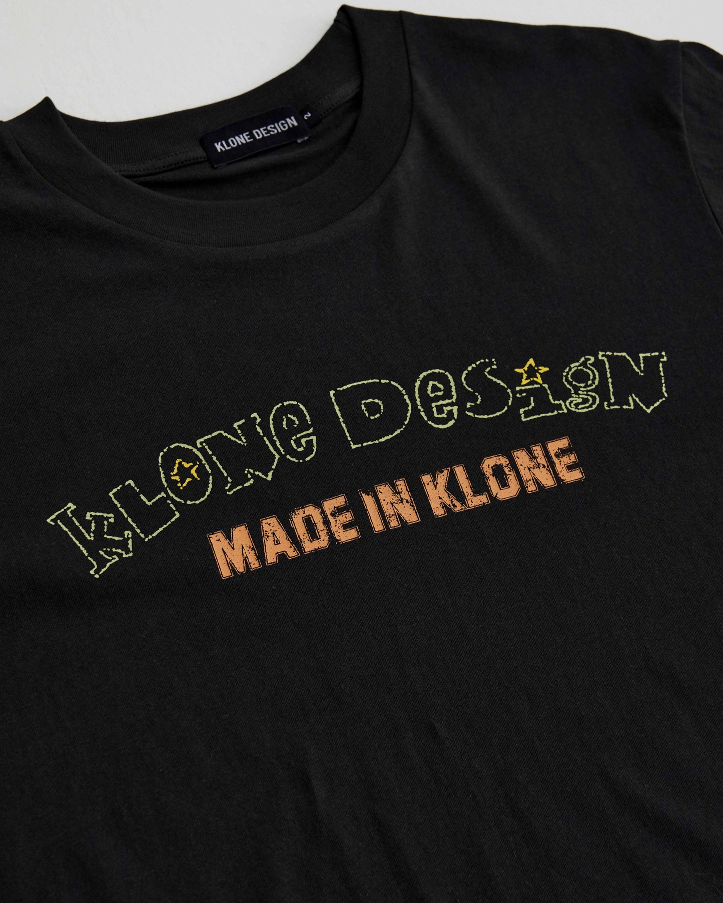 KLONE DESIGN - Star Logo Tee - Black