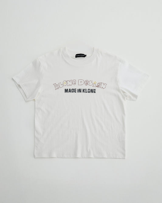 KLONE DESIGN - Star Logo Tee - White
