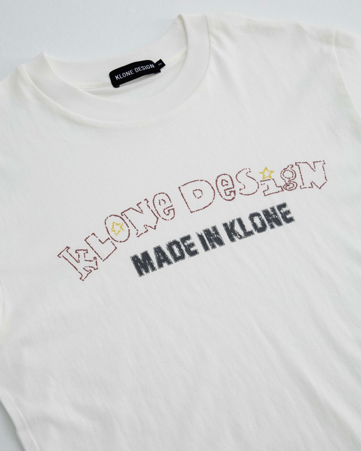 KLONE DESIGN - Star Logo Tee - White