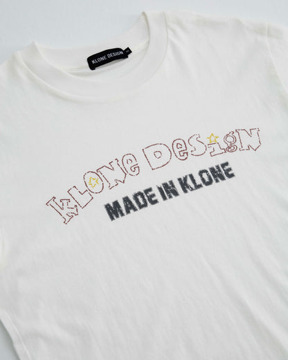 KLONE DESIGN - Star Logo Tee - White