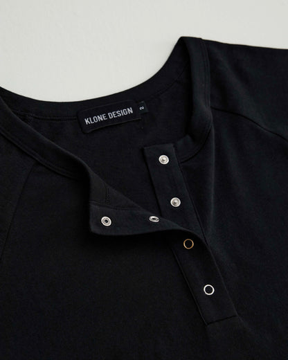 KLONE DESIGN - Henley Shirt – Black