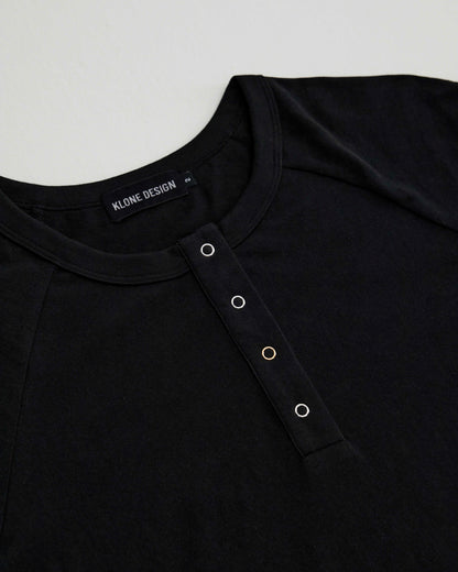 KLONE DESIGN - Henley Shirt – Black