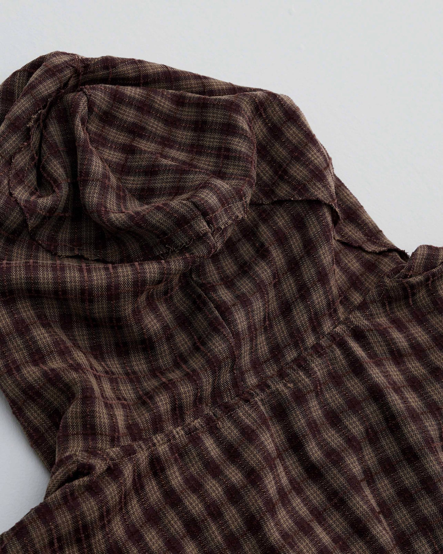 KLONE DESIGN - PLAID HOOD JACKET