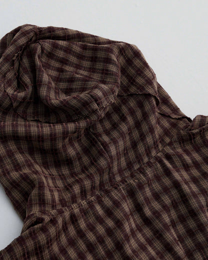 KLONE DESIGN - PLAID HOOD JACKET