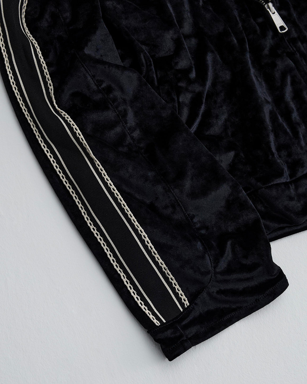 KLONE DESIGN - VELVET CROPPED ZIP JACKET - (MENS&WOMENS)