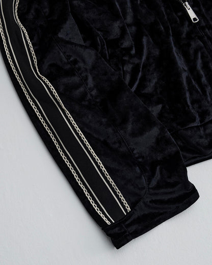 KLONE DESIGN - VELVET CROPPED ZIP JACKET - (MENS&WOMENS)