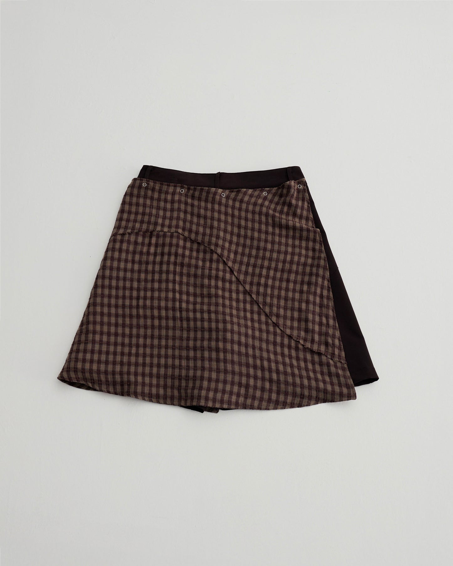 KLONE DESIGN - FAKE PLAID SKORTS
