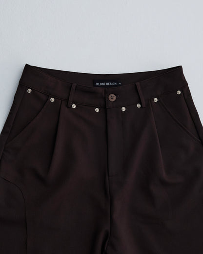 KLONE DESIGN - FAKE PLAID SKORTS