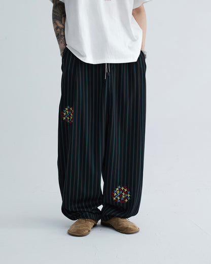 KLONE DESIGN - Coffee Pants 5.0 - Green Striped
