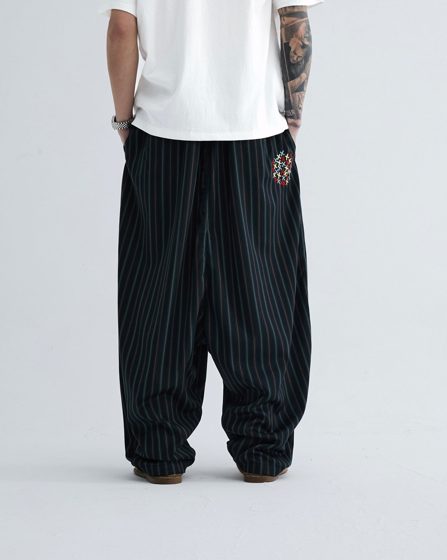 KLONE DESIGN - Coffee Pants 5.0 - Green Striped
