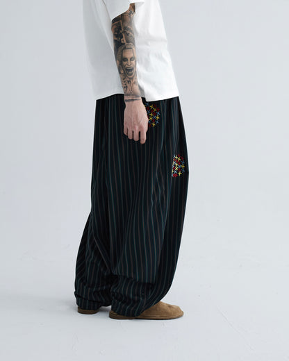KLONE DESIGN - Coffee Pants 5.0 - Green Striped