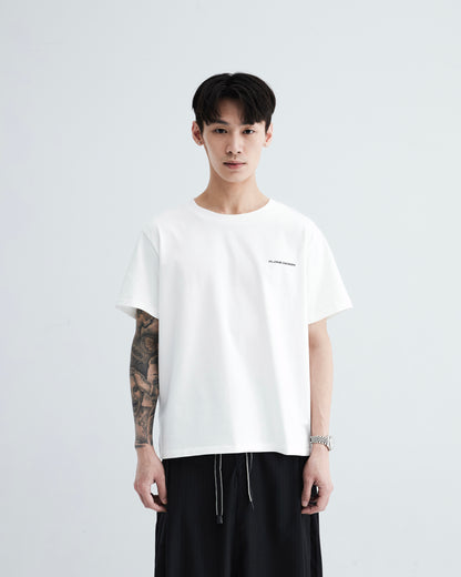 KLONE DESIGN - Basic Logo Tee – White