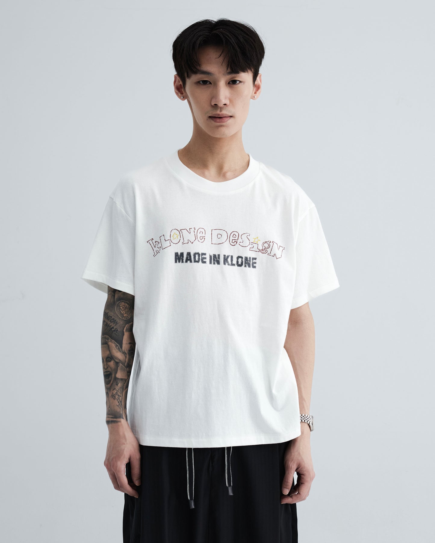 KLONE DESIGN - Star Logo Tee - White