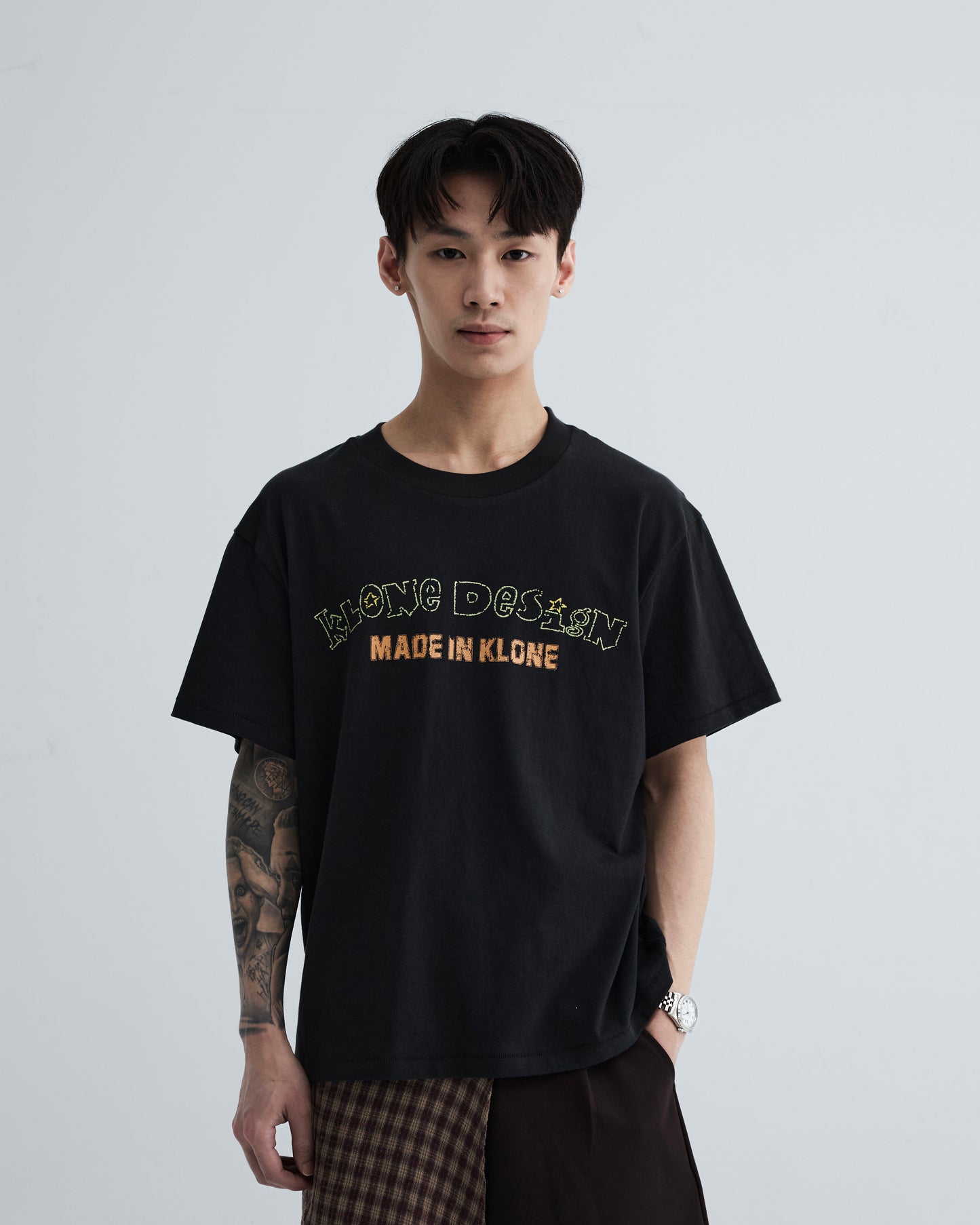 KLONE DESIGN - Star Logo Tee - Black