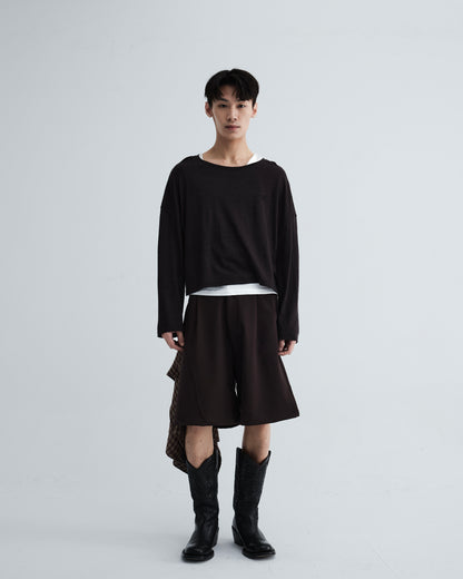 KLONE DESIGN - FAKE PLAID SKORTS