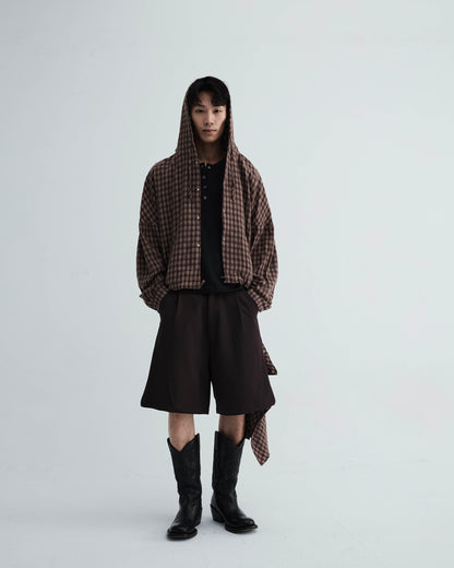 KLONE DESIGN - FAKE PLAID SKORTS