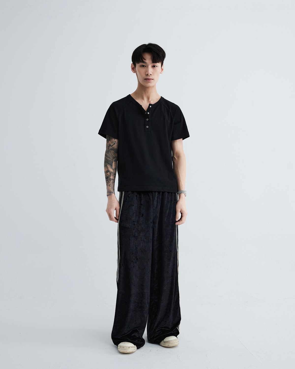KLONE DESIGN - VELVET WIDE PANTS