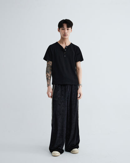 KLONE DESIGN - VELVET WIDE PANTS