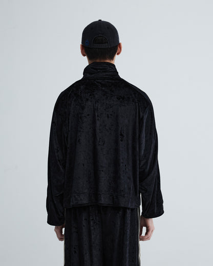 KLONE DESIGN - VELVET CROPPED ZIP JACKET - (MENS&WOMENS)