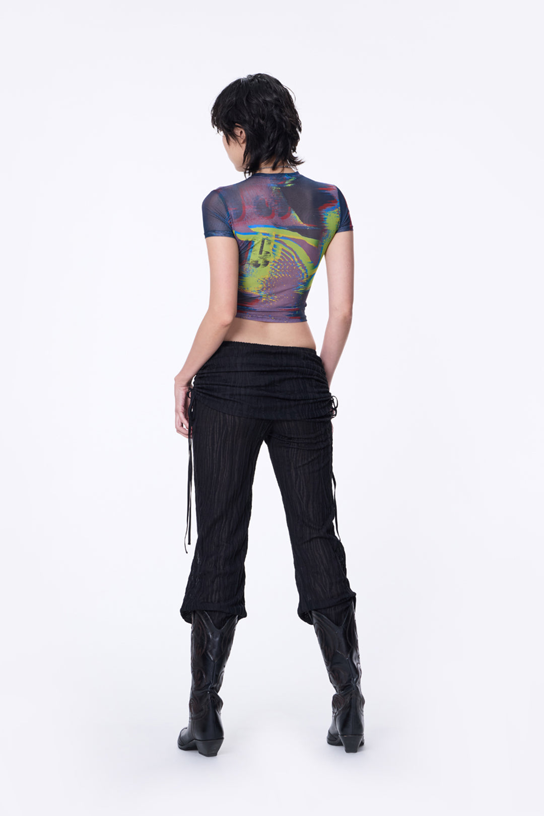 SILVER NINE - Fragments Print Top - Purple