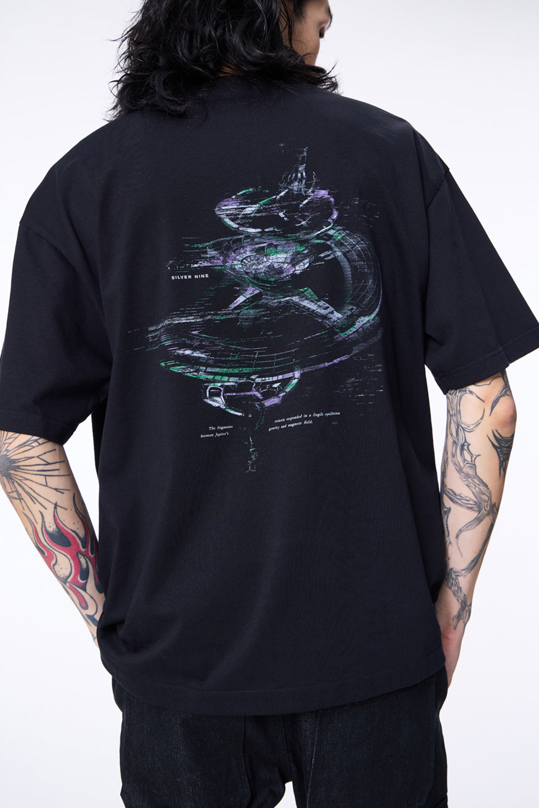 SILVER NINE - Space Station Tee