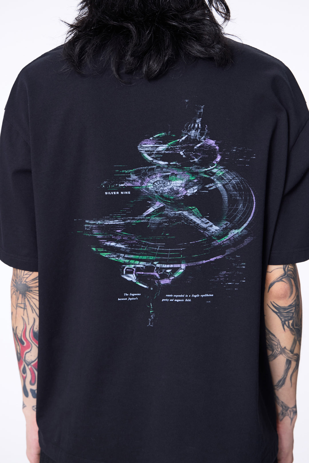SILVER NINE - Space Station Tee