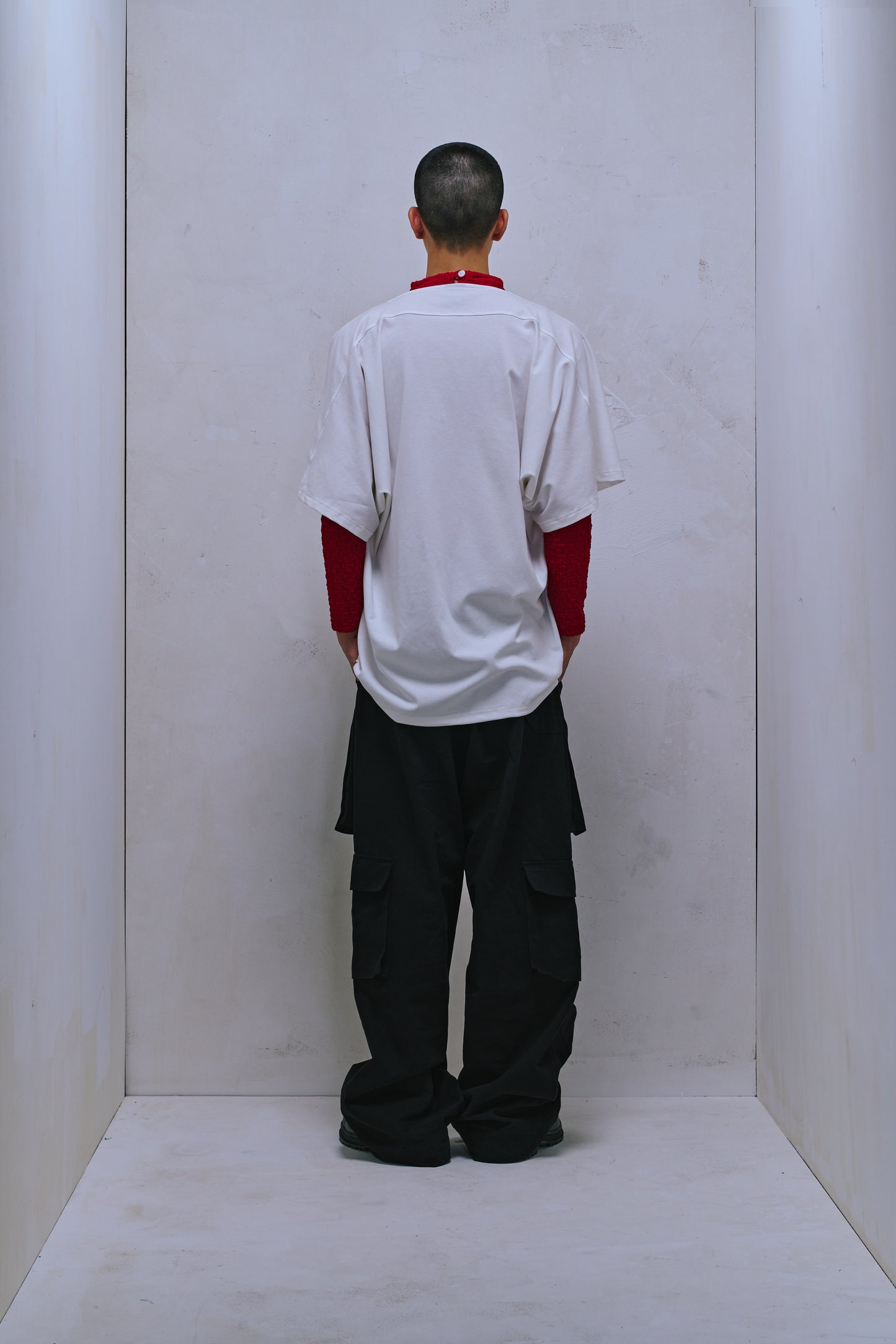 ENCLAVE - POSTER PRINT SHORT-SLEEVE “JUST LIKE T” TEE - White