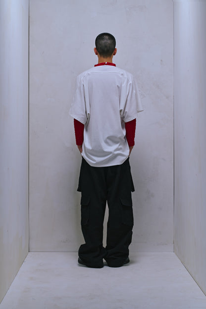 ENCLAVE - POSTER PRINT SHORT-SLEEVE “JUST LIKE T” TEE - White