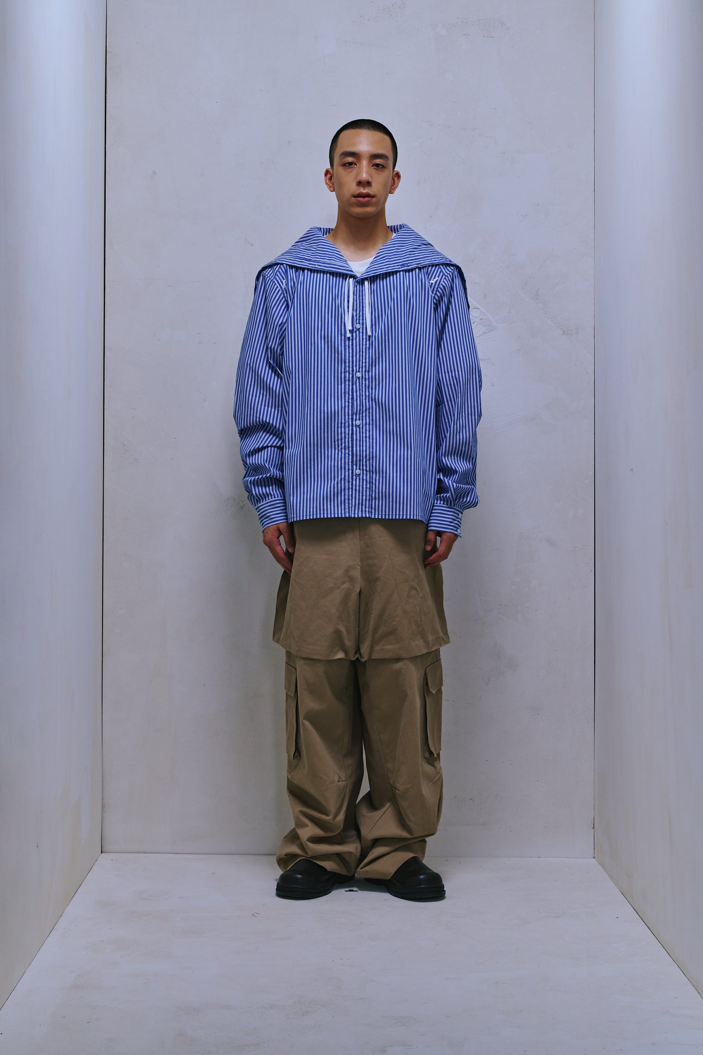 ENCLAVE - WILL WIDE-LEG “ROO-BAG” CARGO PANTS - Khaki