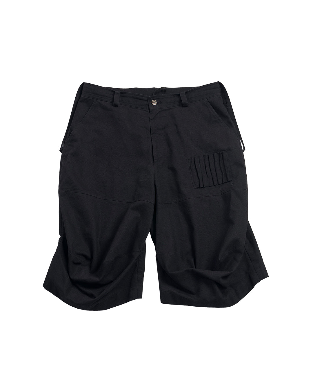 ENCLAVE - 3D CUTTING “CALLA” SHORTS - Black