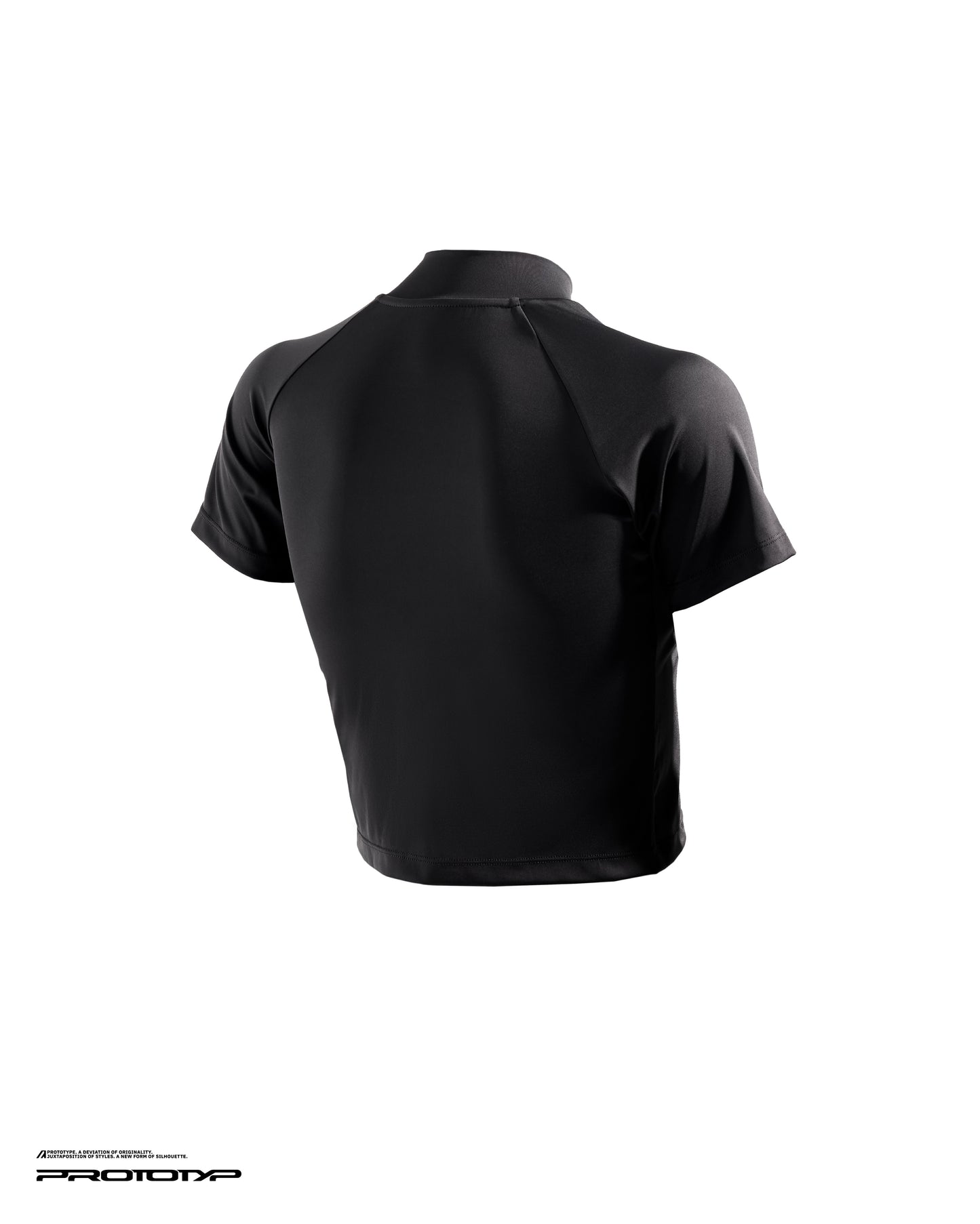 PROTOTYP - PTP-26S-TT-008 SONIC WMS Active Cropped Top (SIL Ver.) - Black