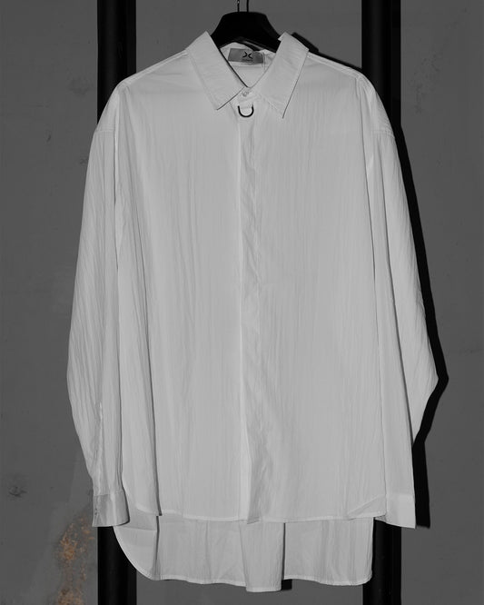 ALLENKO3 - Cold-Structure D-Ring Shirt - White