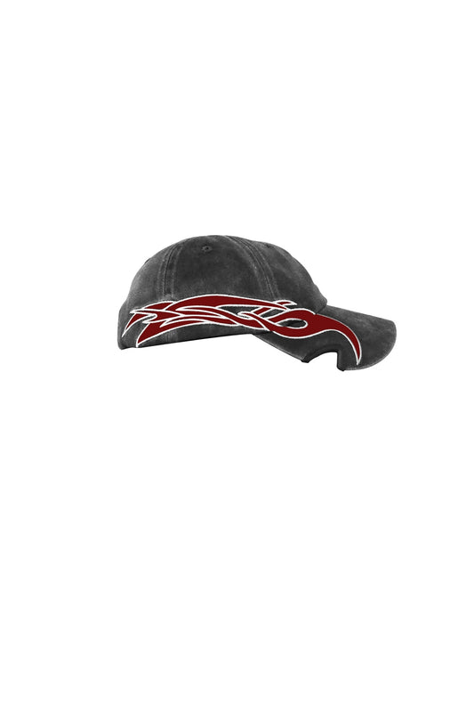 JOBDATASHEET - Embroidered Washed Cap D13 - RED
