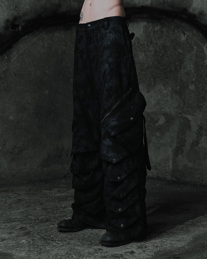 renkè - Coated Cargo Armour Trousers