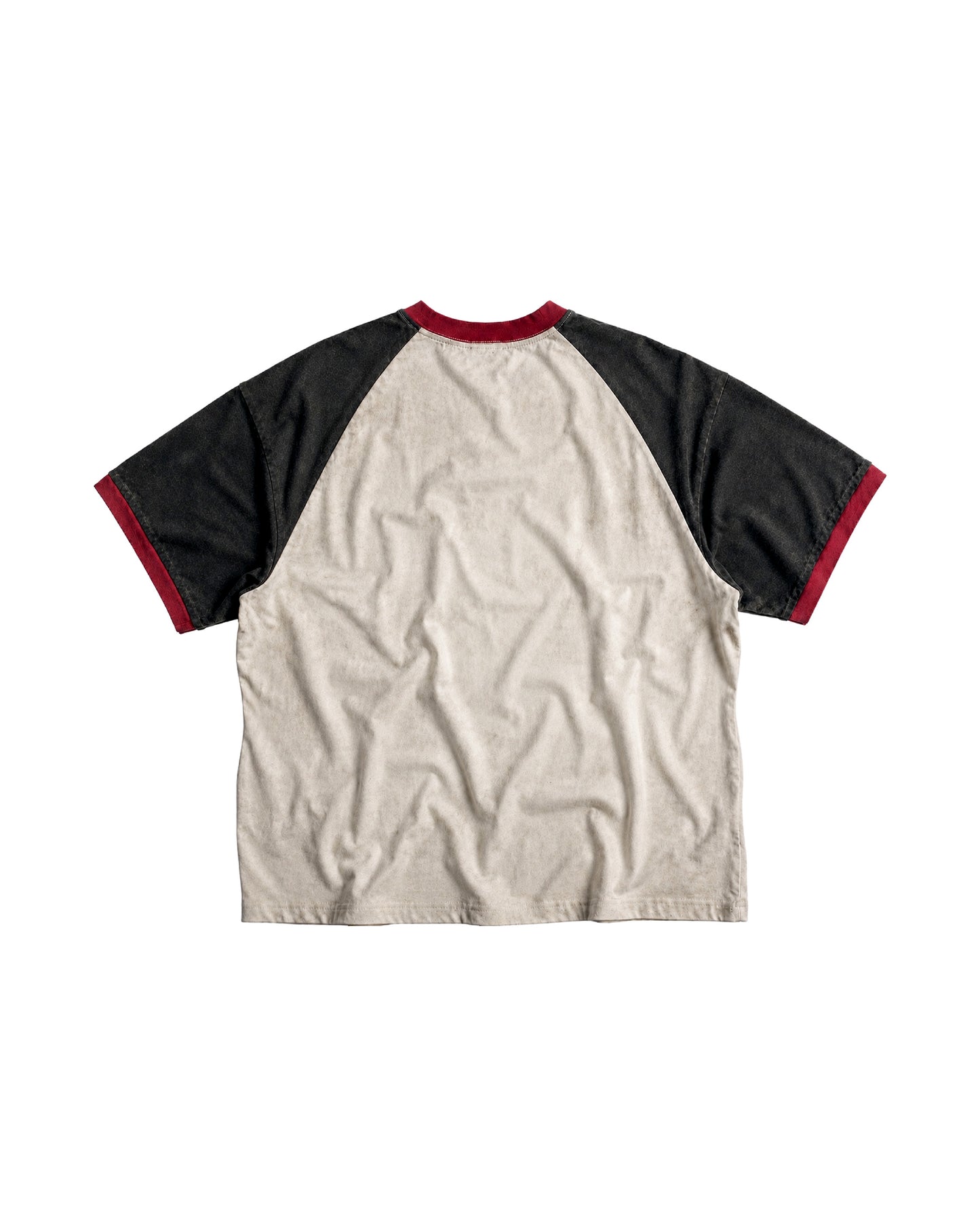 NOUVEAU - BOXY THE DOOR TO HELL CONTRAST COLOR  T-SHIRT IN COTTON JERSEY