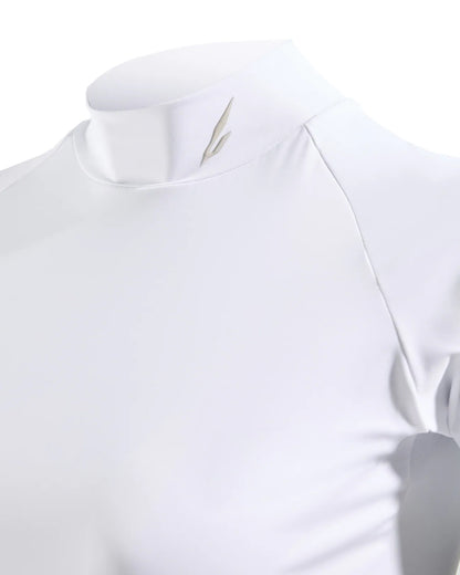 PROTOTYP - PTP-26S-TT-008 SONIC WMS Active Cropped Top (SIL Ver.) - White