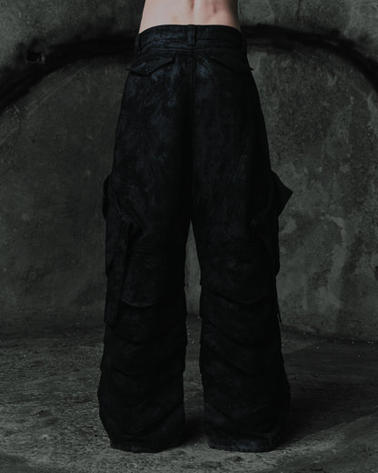 renkè - Coated Cargo Armour Trousers