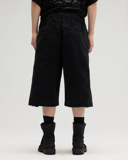 VACANT - Washed Slit Pants - Black