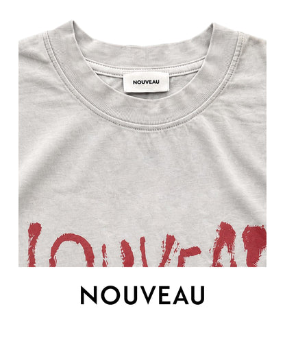 NOVEAU - BOXY GHOST FAMILY  T-SHIRT IN COTTON JERSEY