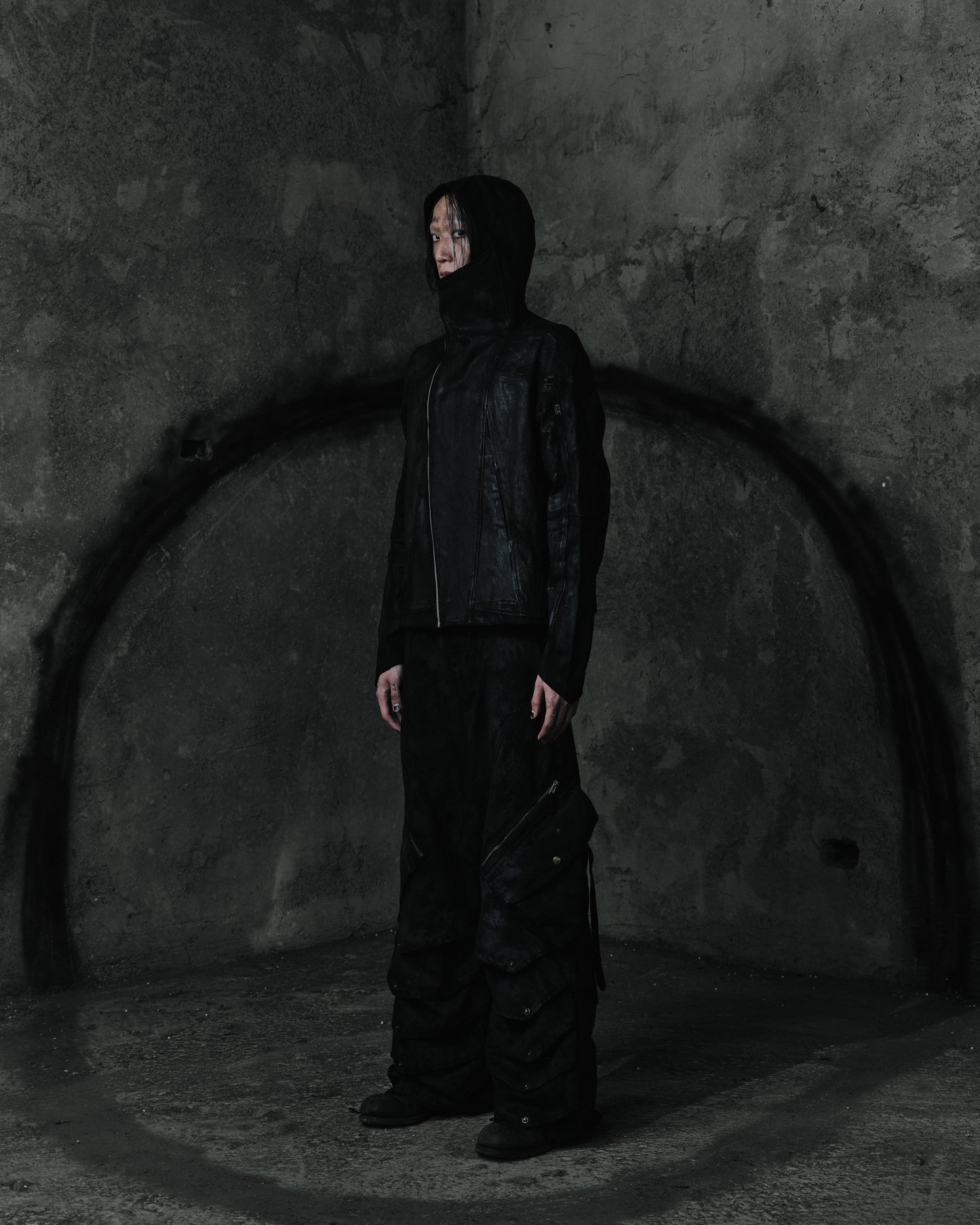 renkè - Coated Cargo Armour Trousers