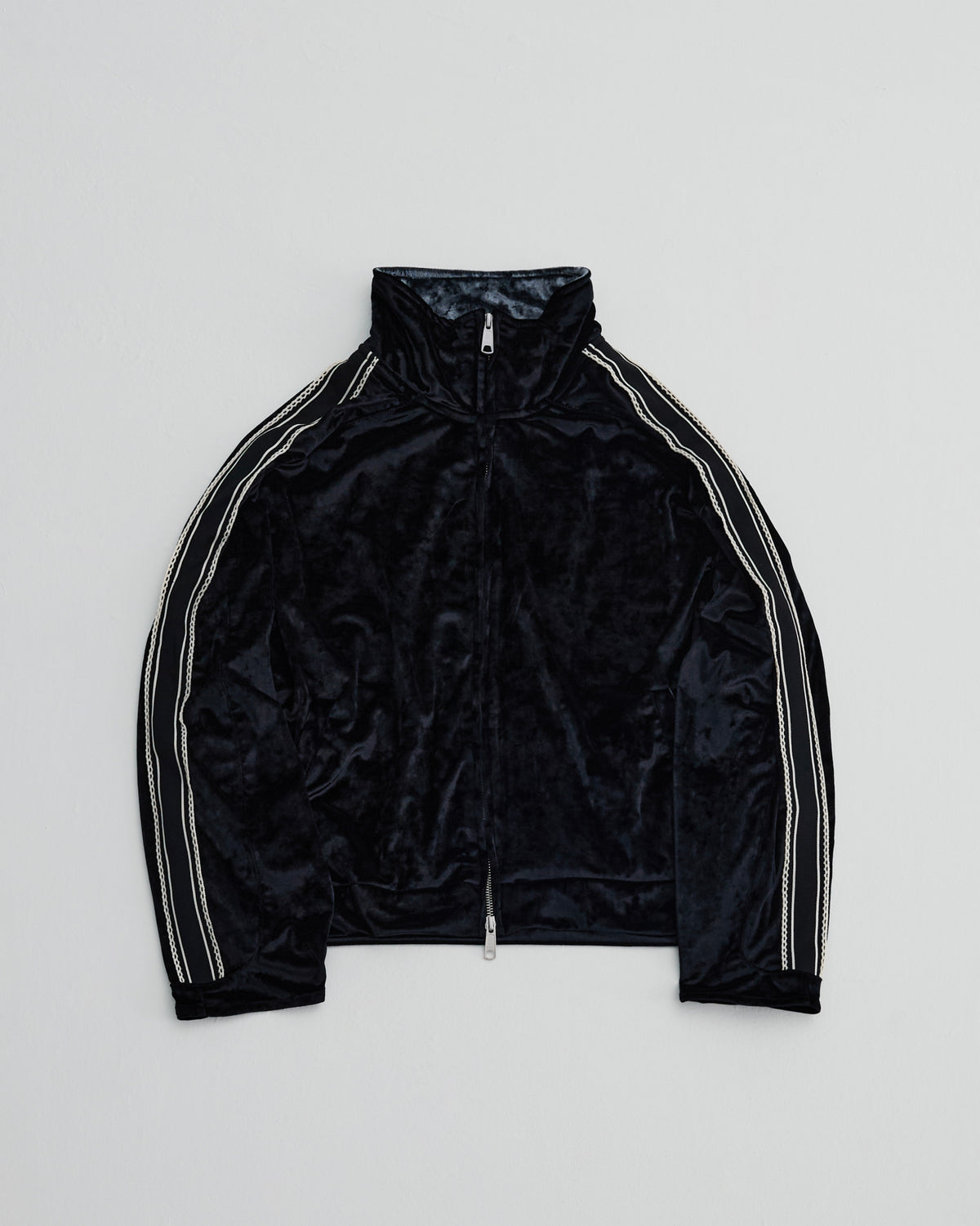KLONE DESIGN - VELVET CROPPED ZIP JACKET - (MENS&WOMENS)