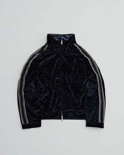KLONE DESIGN - VELVET CROPPED ZIP JACKET - (MENS&WOMENS)