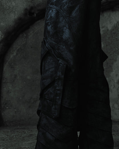 renkè - Coated Cargo Armour Trousers